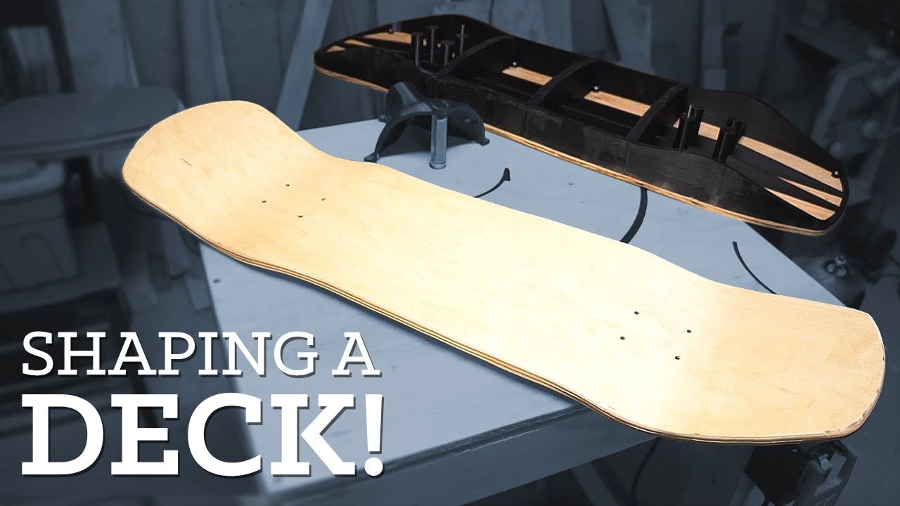 Shaping a Skateboard Deck With a 3D Printed Router Template