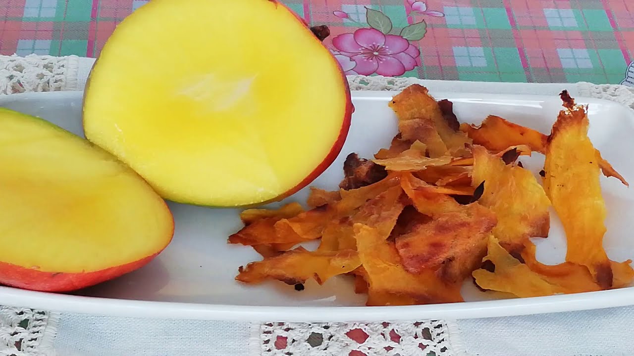 Comment faire les Chips Mangue Séchée fait Maison // Dried Mango Crisps