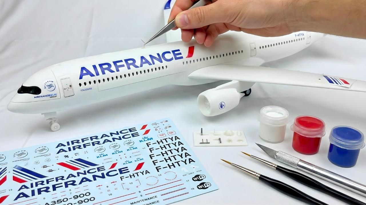 Customizing my HUGE 3D Printed Airbus A350!