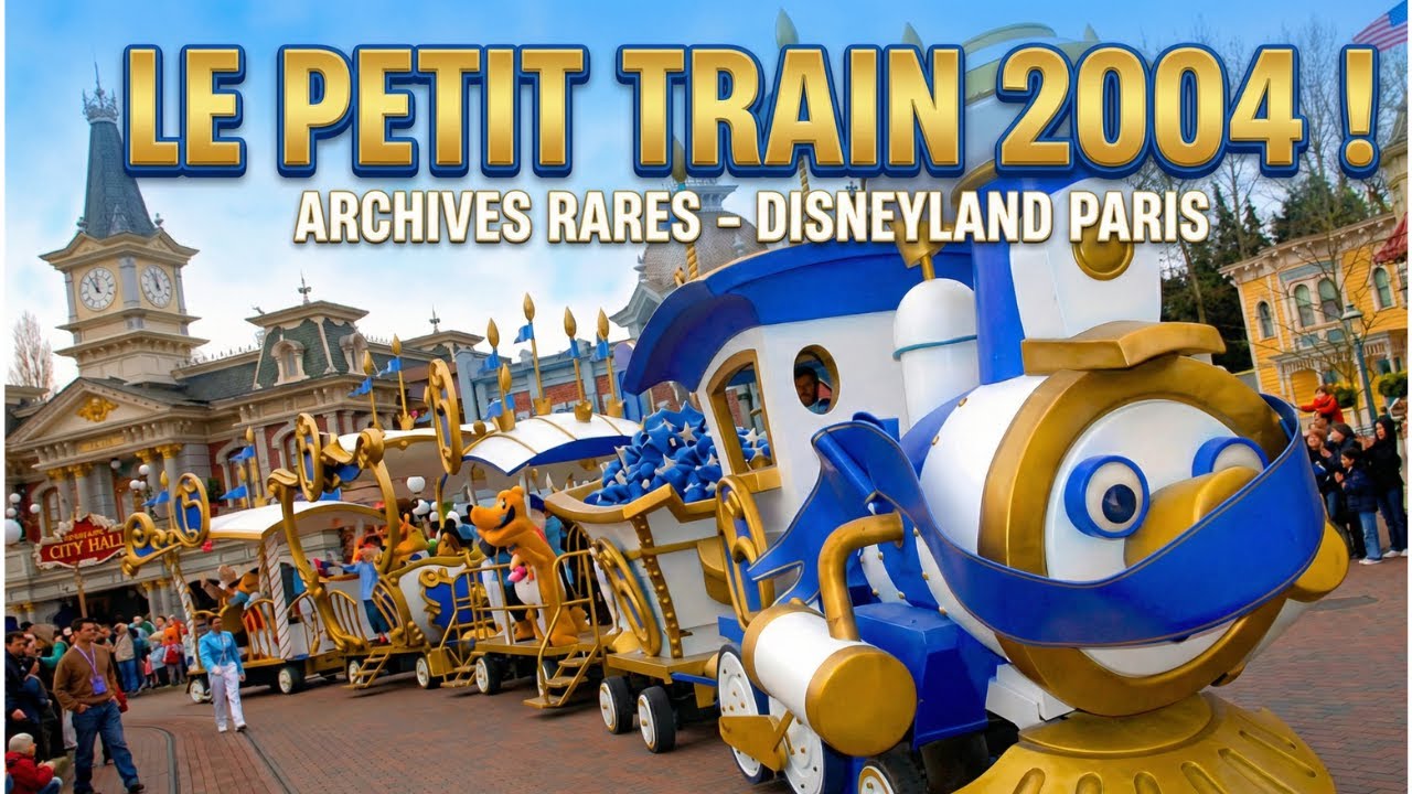 Le PETIT TRAIN DES PERSONNAGES (2004) - Archives Disneyland Paris ✨