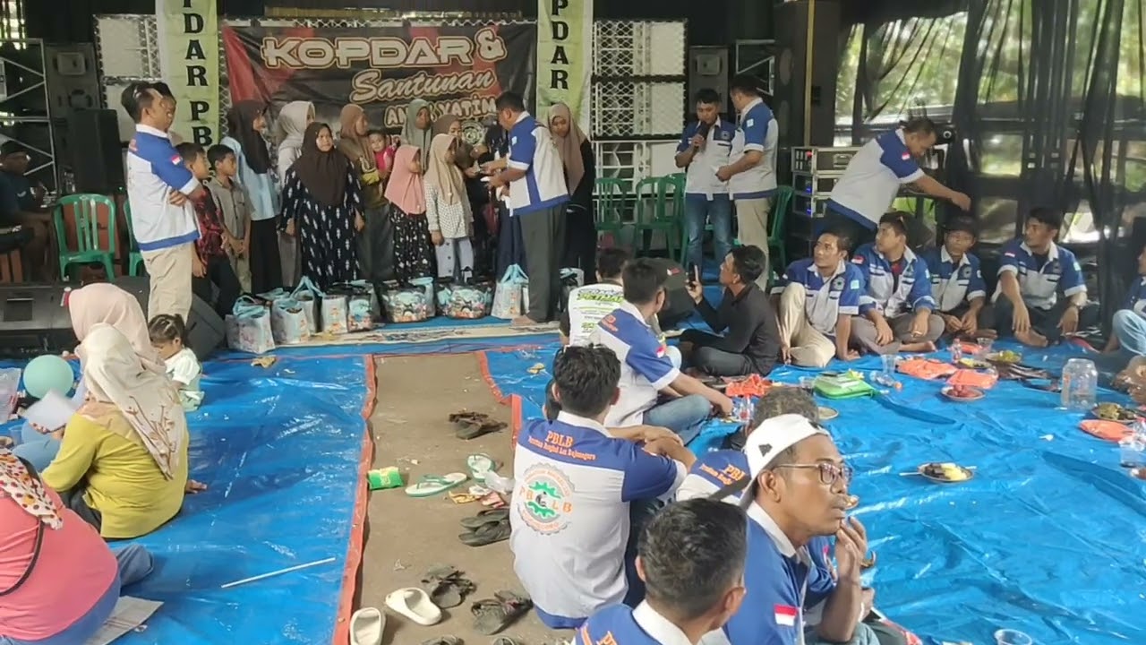 Sambutan Dari pengurus PBLB dan Santunan Anak Yatim piatu
