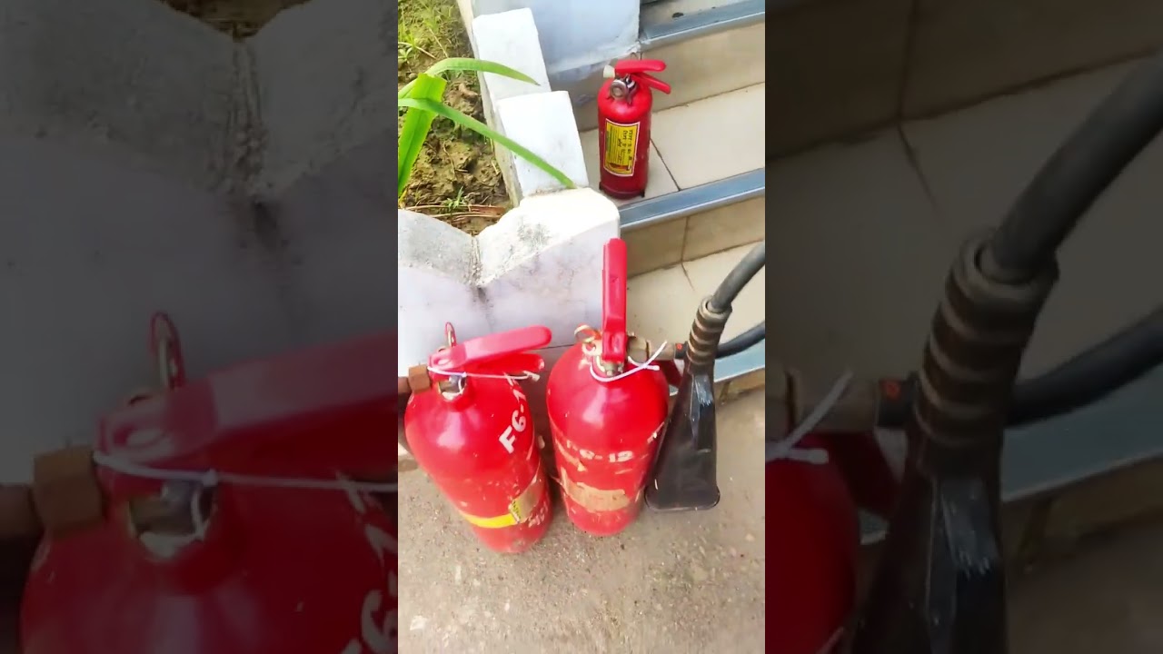 FIRE #Extinguisher রিফিল এর আগে ও পরে যে কাজগুলো অবশ্যই করতে হবে