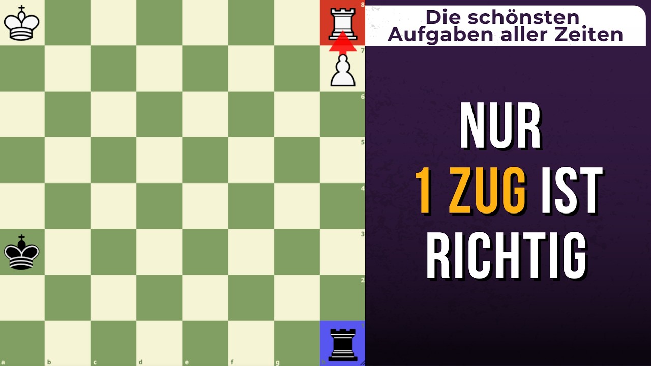 Turmendspiel-Klassiker – der Trick mit dem Extra-Bauern