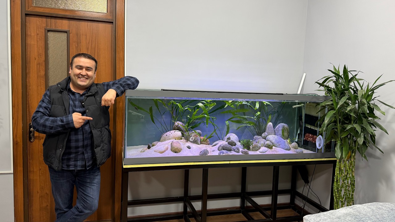 ÖZBEKİSTANDA 882 LİTRE AKVARYUM  ( Ne Yaptınız Abi)