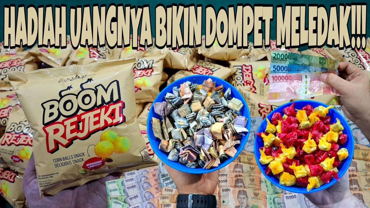 VIRAL!!! HADIAH UANGNYA BIKIN DOMPET MELEDAK!!! UNBOXING CIKI BOOM REJEKI BERHADIAH 
