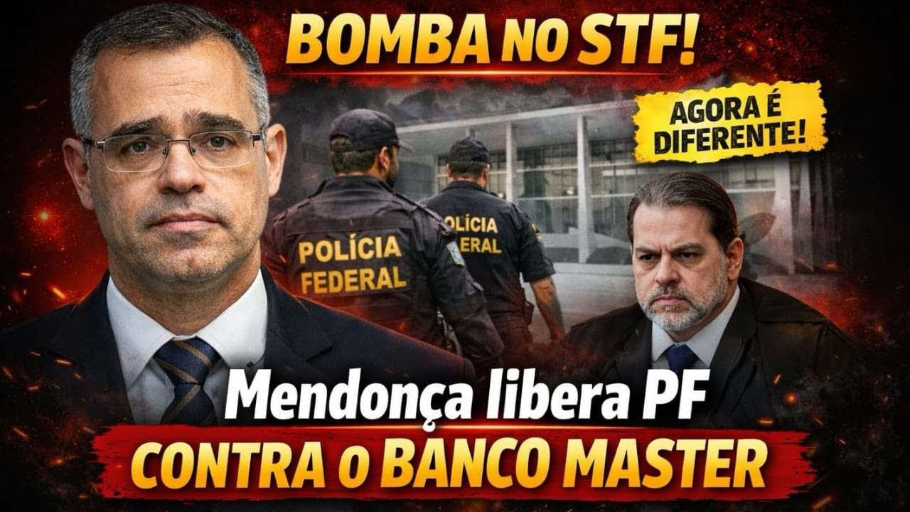 Mudança de rumo no caso Banco Master (PF está livre para conduzir a investigação)