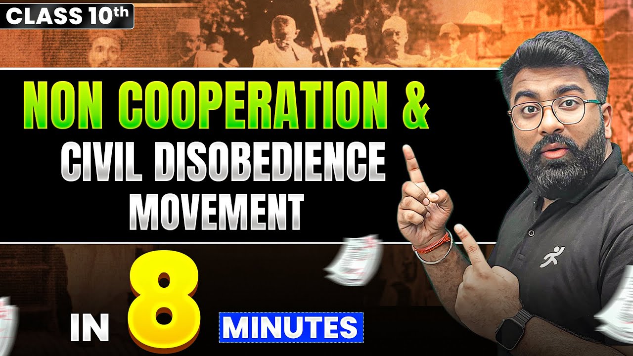 Differences Between Non-cooperation Movement and Civil Disobedience Movement | Class 10 | Gautam Sir