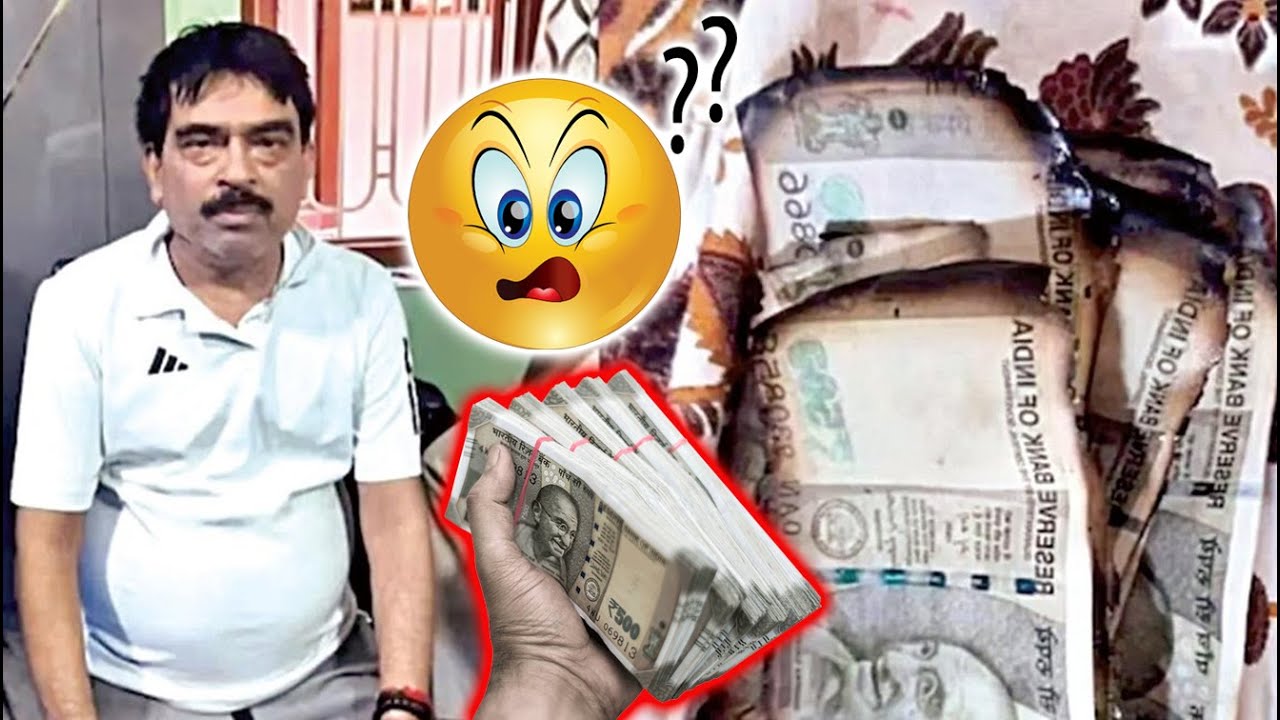 Couple caught burning Rs. 3 crore and pouring it down the toilet