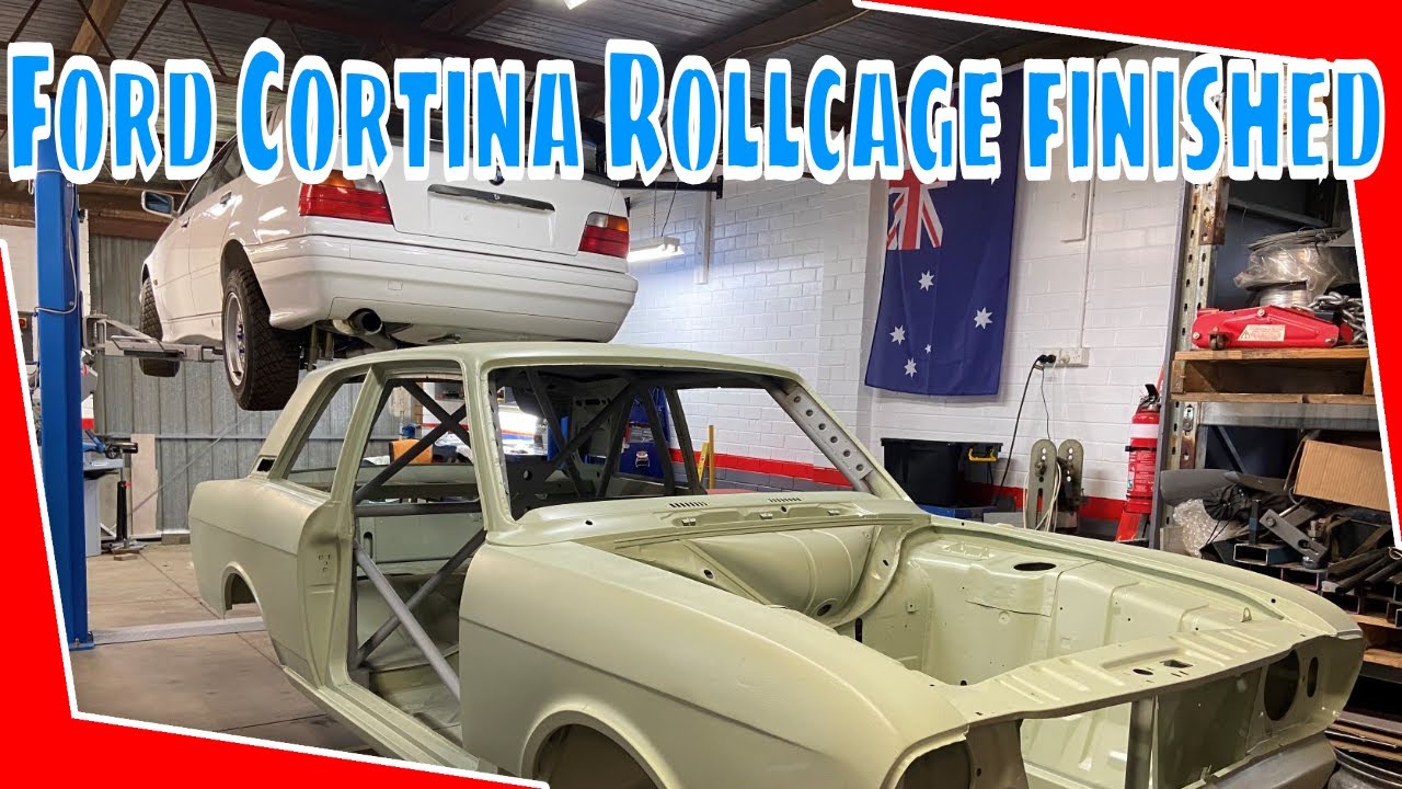 Ford Cortina Roll Cage Finish