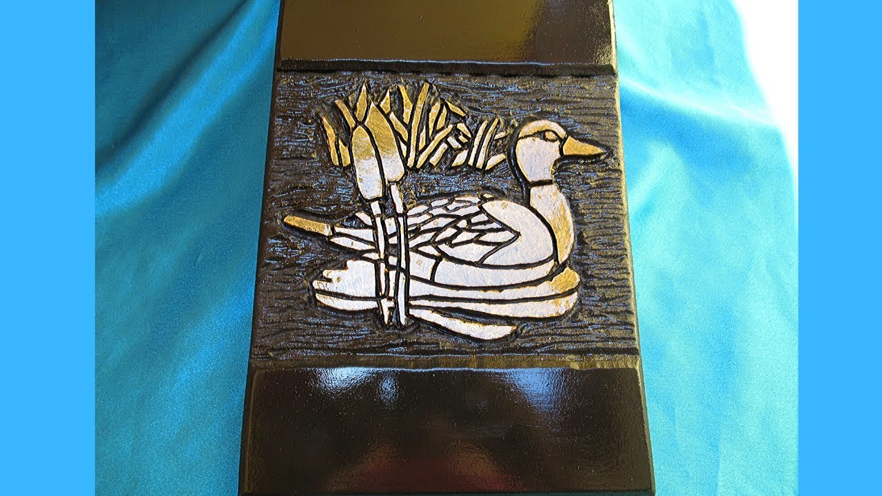 Wood carving | Carving a duck relief on MDF using a dremel rotary tool