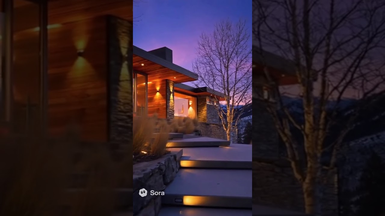 A Sun Valley Luxury Living 🌄Modern &bull; Warm &bull; Breathtaking #short #shortvideo#luxury #luxuryhometour