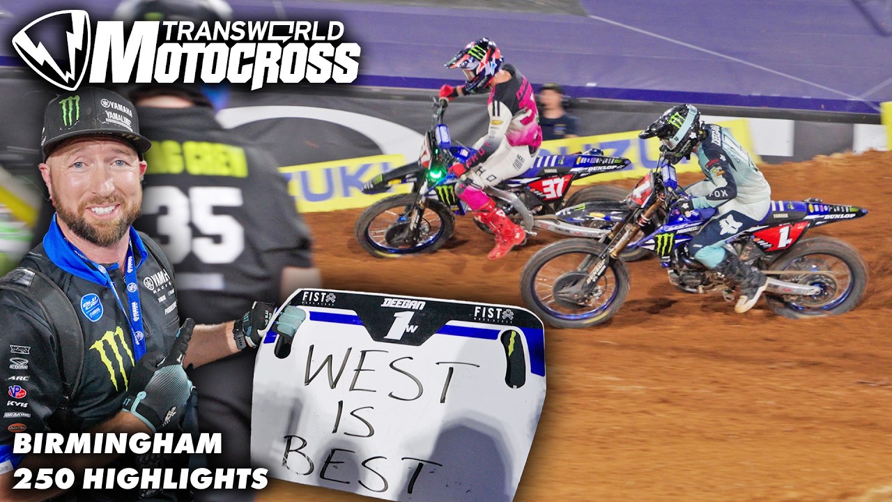 Deegan From 10th to 1st to -1 | Birmingham East West Showdown [250] Trackside Highlights