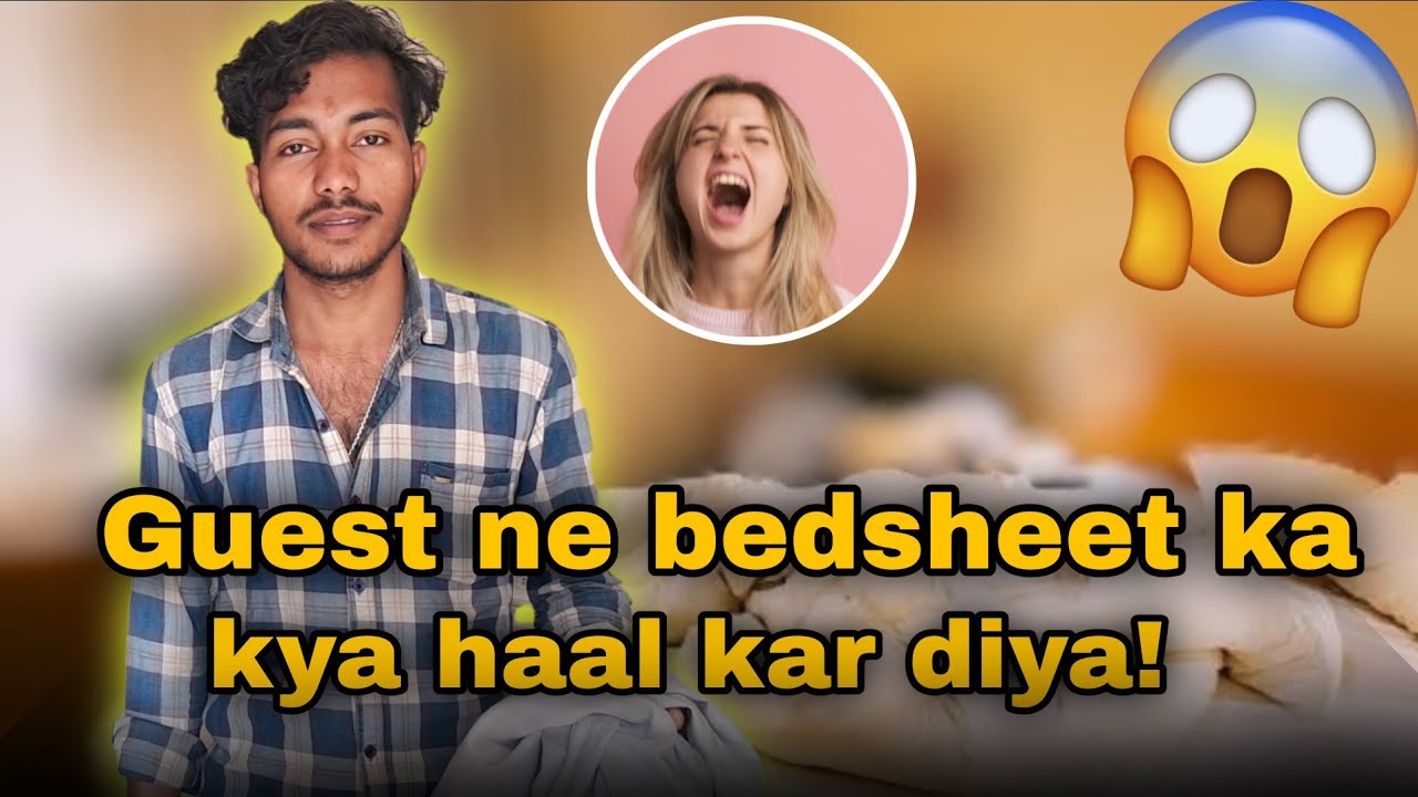 Bedsheet pe aisa daag pehli baar dekha 😱😱