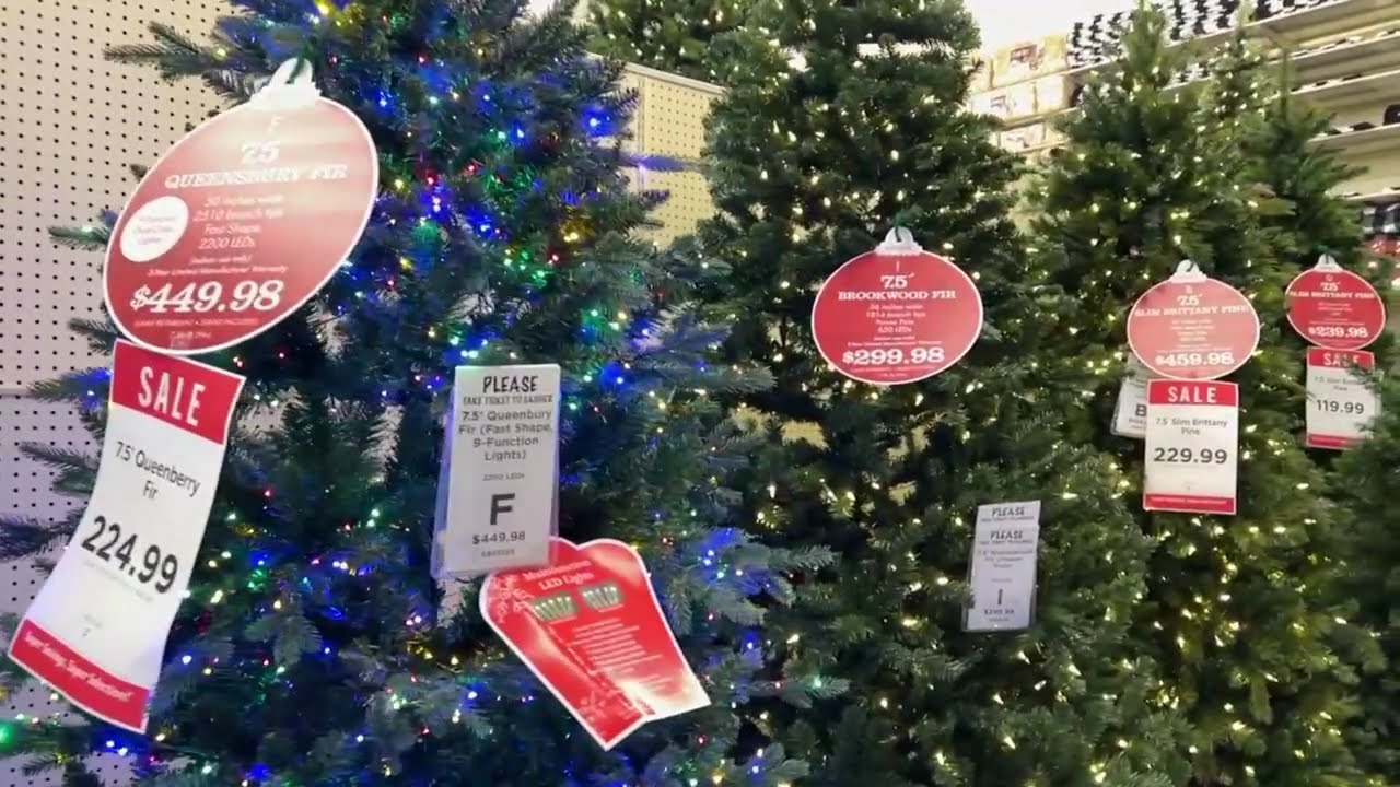 Christmas in July 2025  Christmas Trees and Wreaths at Hobby Lobby and Lowe's