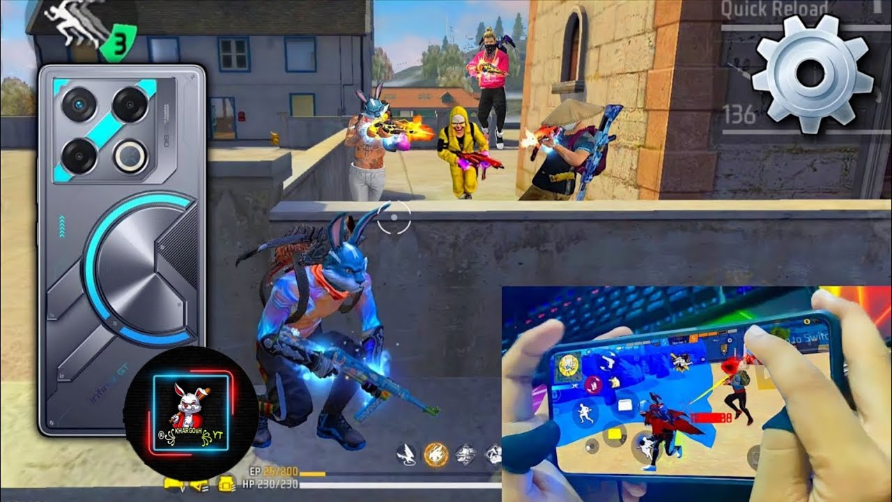 🌏 Infinx GT 20 Pro ✅⚡ Cs Rank Push 🥶🎮 Full video ⚙️🔴#123K