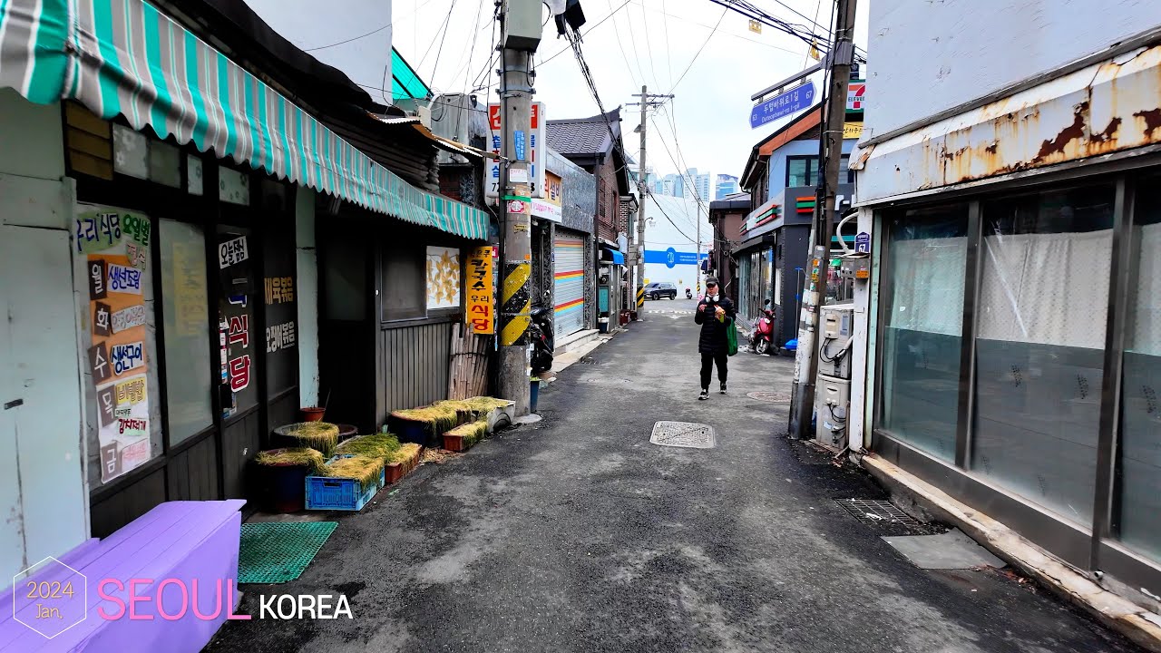 Huam-dong Street •[4k] Seoul, Korea