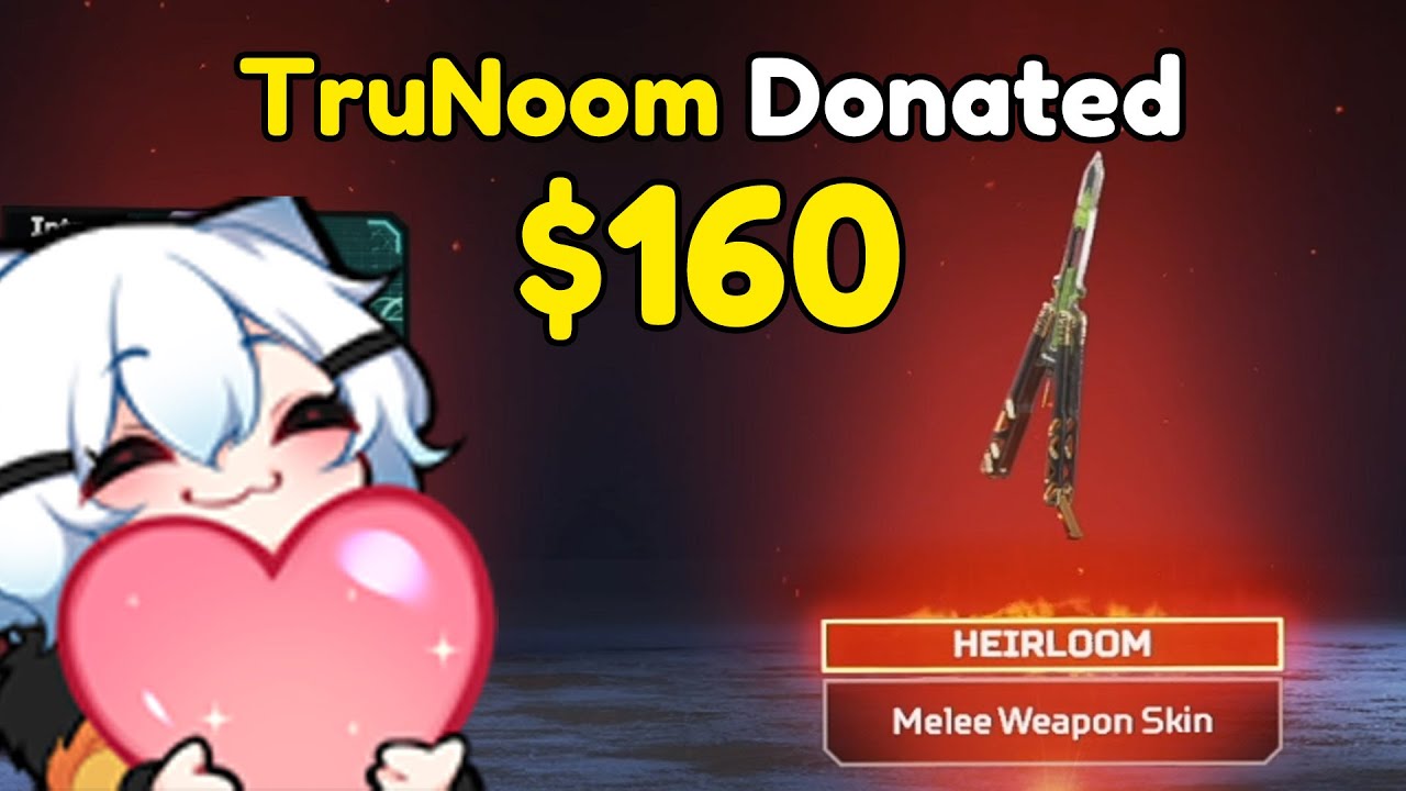 I donated a small streamer his first HEIRLOOM!!?