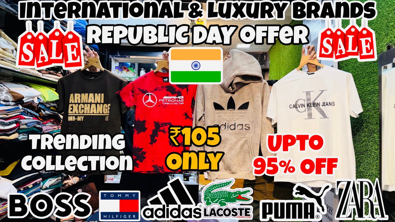 Republic Day Offers 🇮🇳 | ₹105 Only | Branded Tshirts,Jeans,Hoodies | Branded Clothes in Mumbai