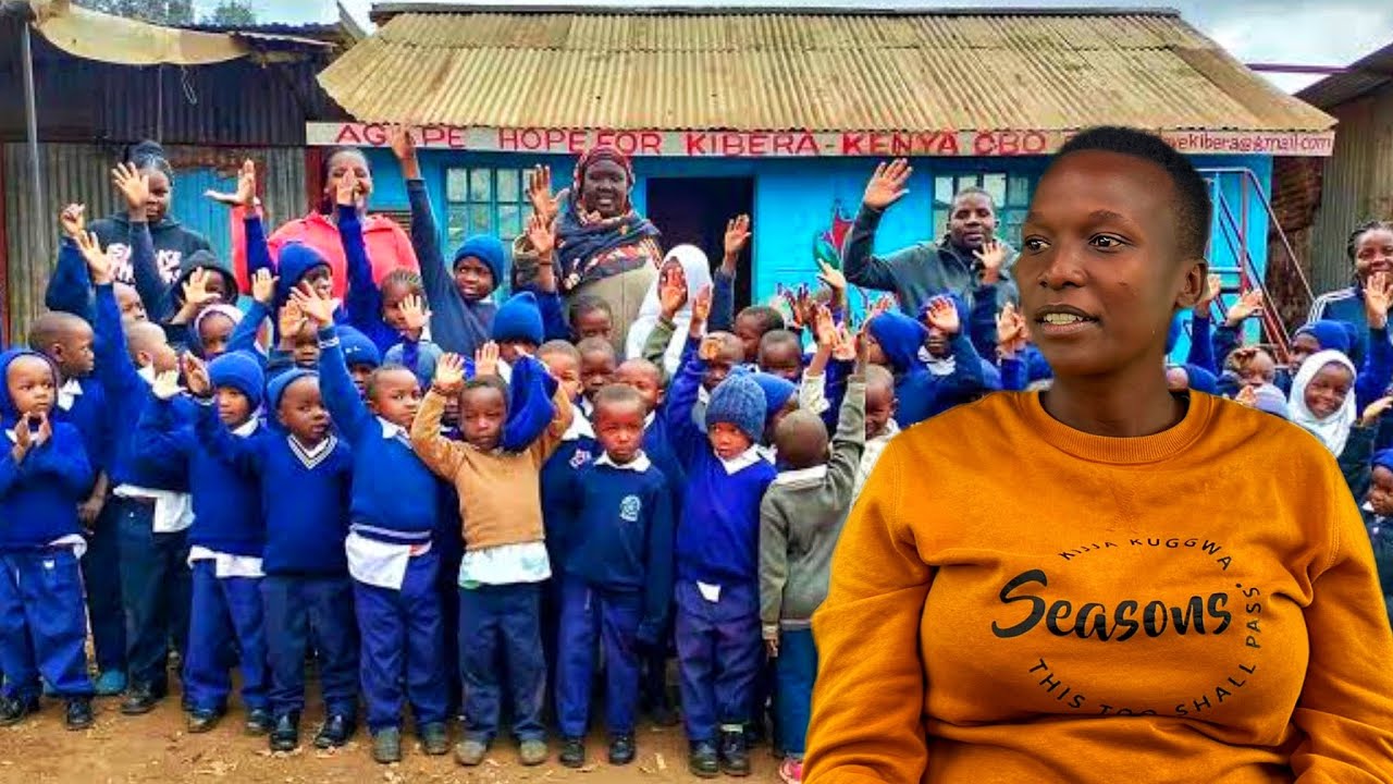 Agape hope for Kibera 🇰🇪 A community School Thriving In the Biggest Slum In Africa 3 Classes 1 Room
