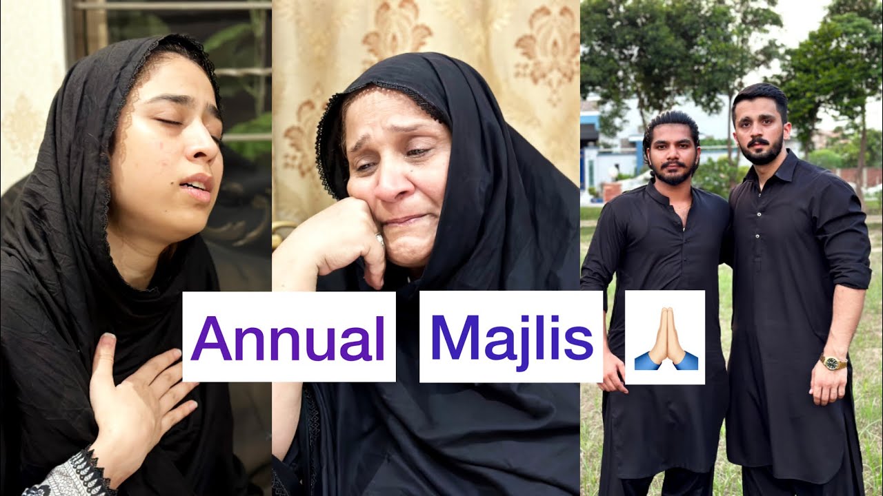 Annual Majlis at my Home🏠2 special Guests joined us for Majlis…