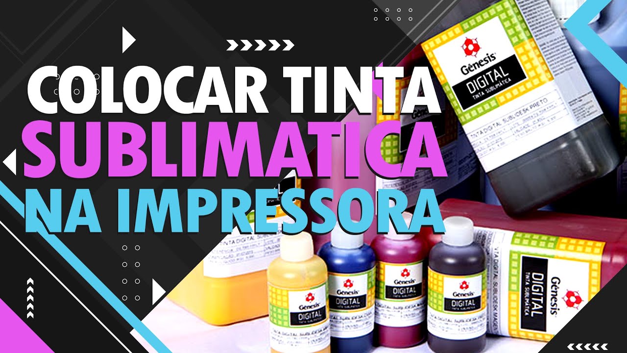 Como abastecer sua impresso Epson com Tinta Sublim&aacute;tica