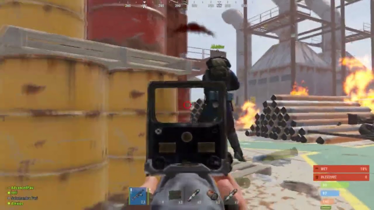 Thats how an old pvp veteran +5.000 hours come back to the game. Rust july highlights.