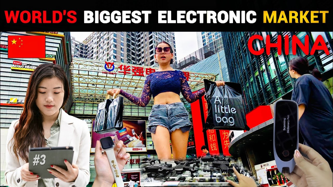World's Biggest Electronic Market in Shenzhen, China 🇨🇳 #china #indianinchina #chinavlogs #chinese