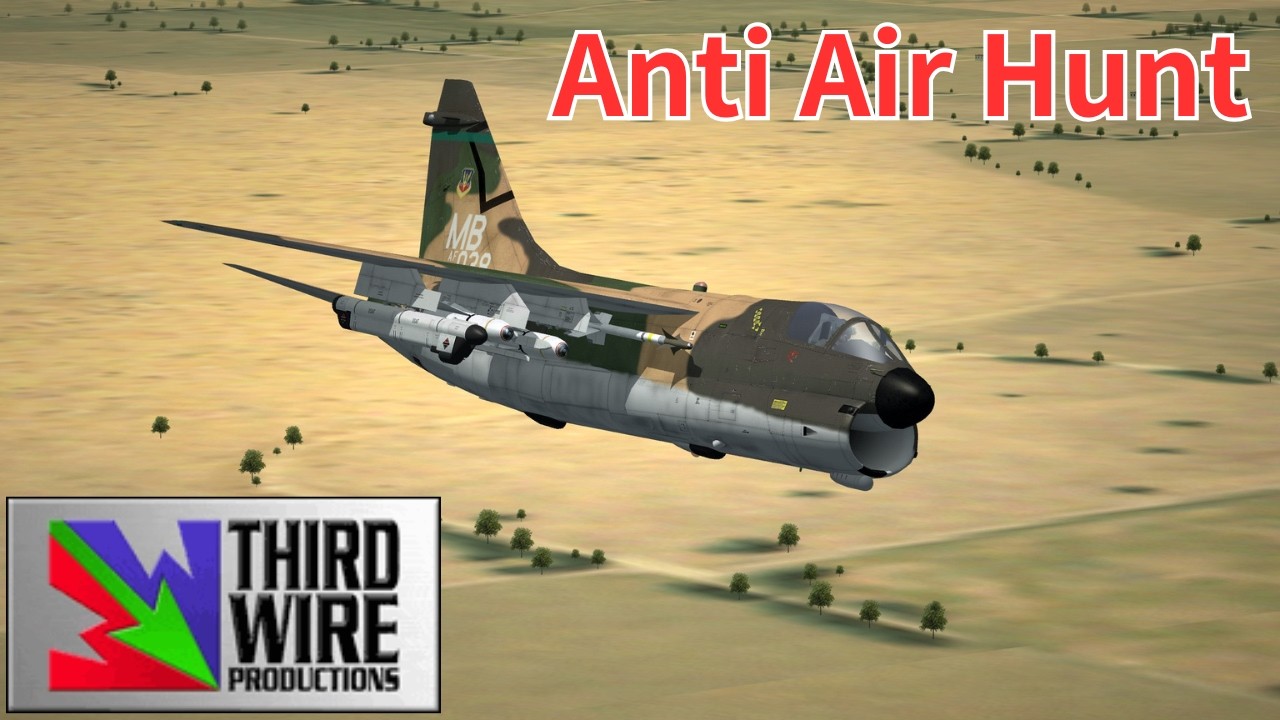 Anti-Air-Gun Sweep on Strike Fighters2 /An A-7D 