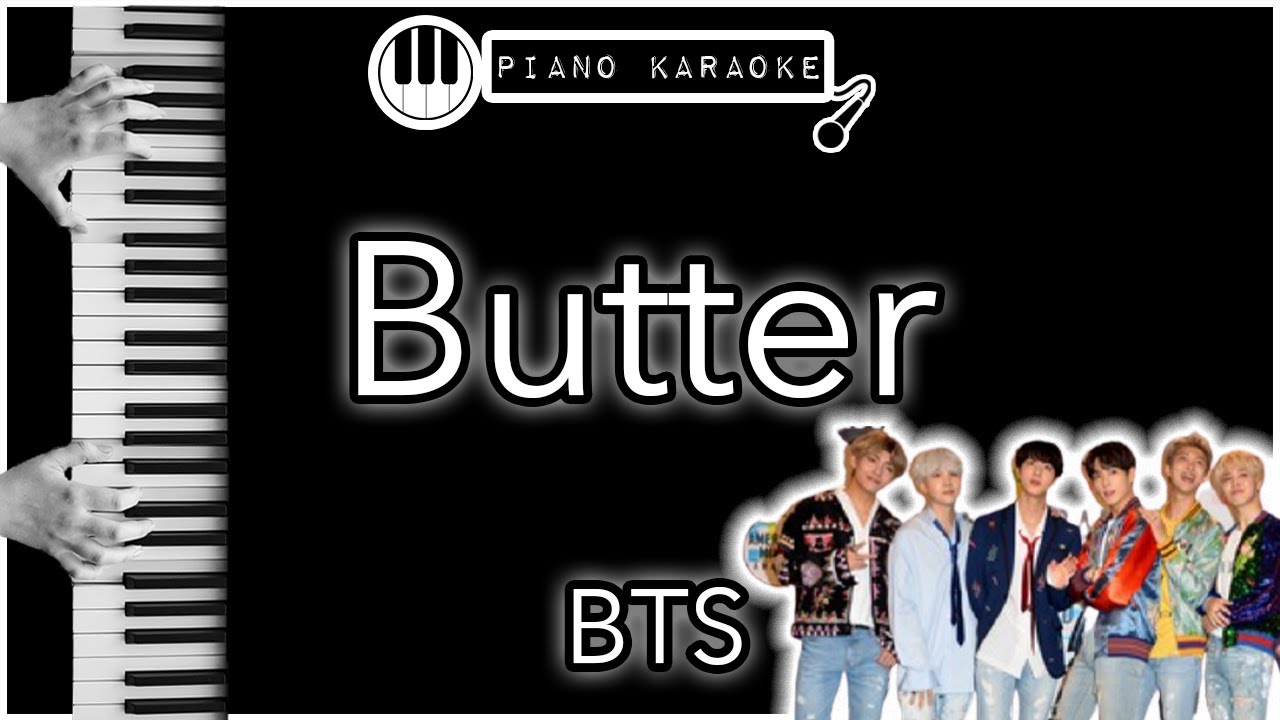Butter - BTS - Piano Karaoke Instrumental