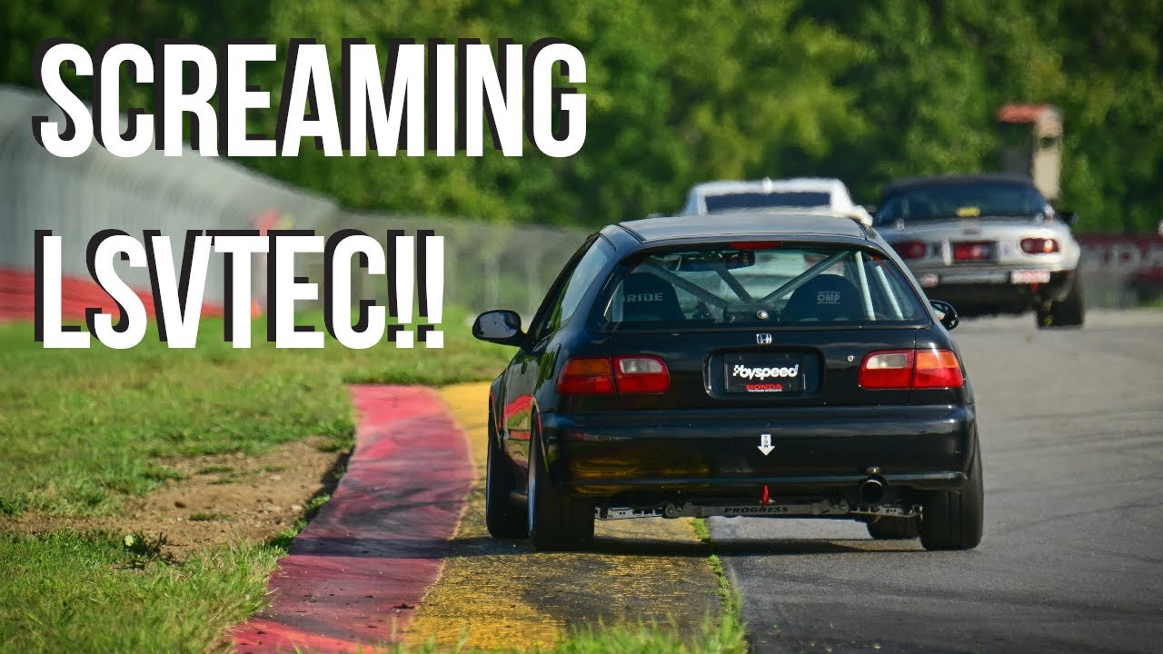 Trying To Keep Up With Big HP Cars!! | Mid-Ohio w/ My Civic EG