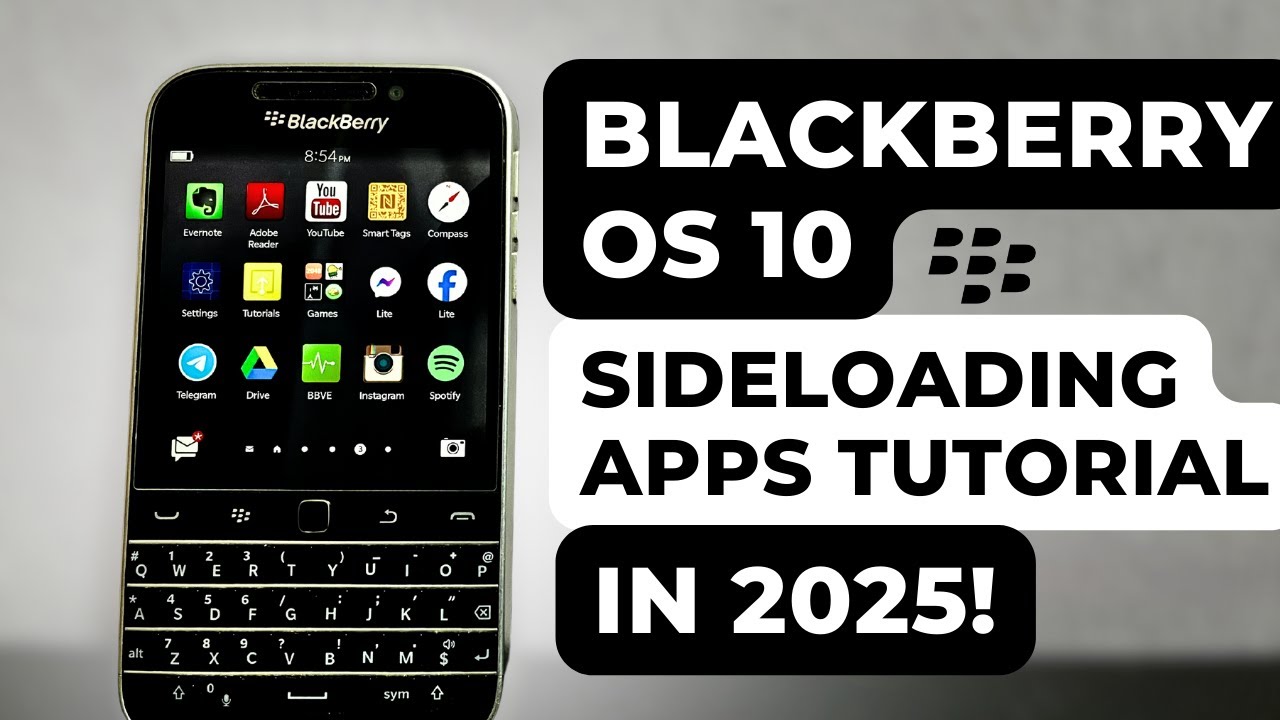 How to Sideload Apps on BlackBerry Classic & BlackBerry OS 10 Devices in 2025! Tutorial