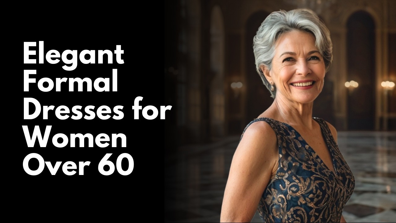 Elegant Formal Dresses for Women Over 60