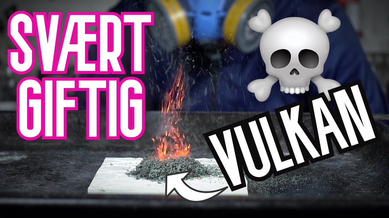 SVÆRT GIFTIG VULKAN! // Ammoniumdikromat