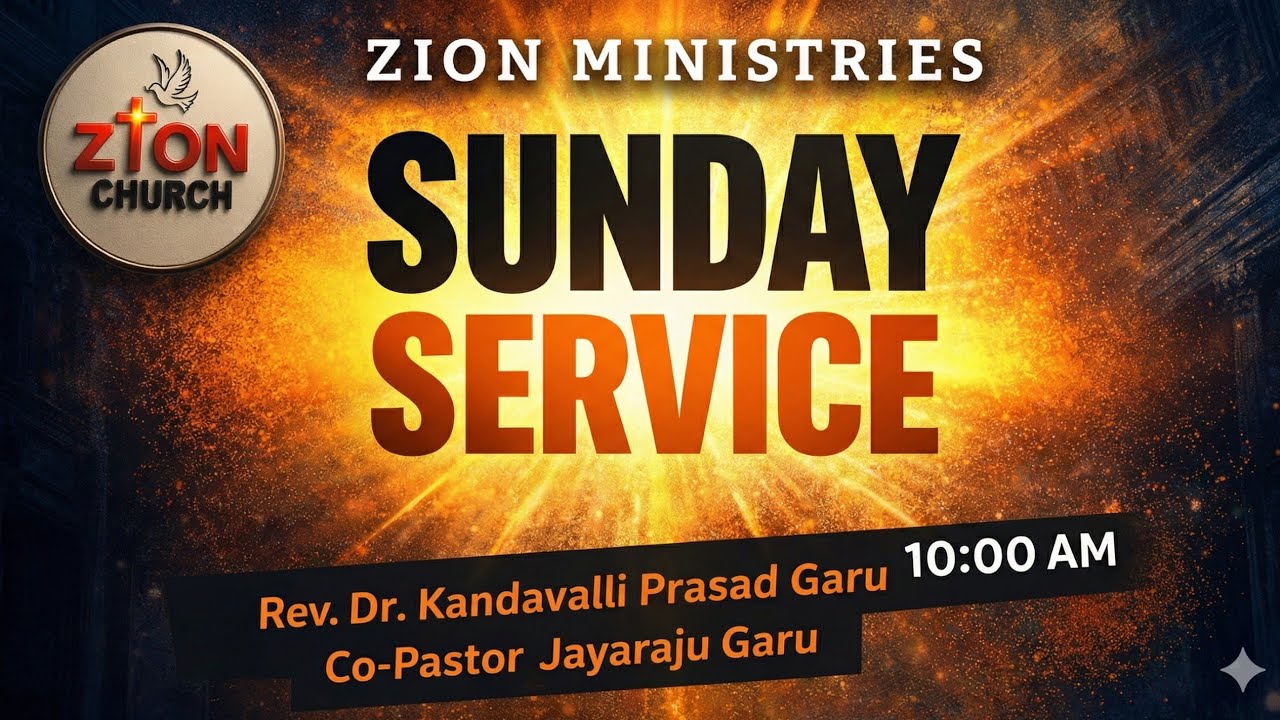 SUNDAY SERVICE 15/02/26 #kandavalliprasad