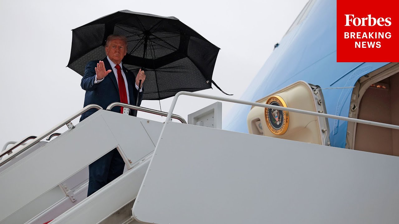 BREAKING NEWS: President Trump Departs JBA On Air Force One En Route To Tel Aviv, Israel