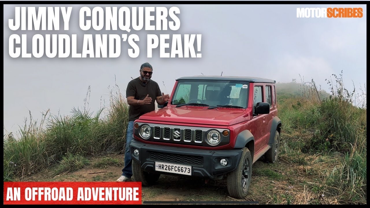 Suzuki Jimny goes offroading to Cloudland’s peak in Kodai!