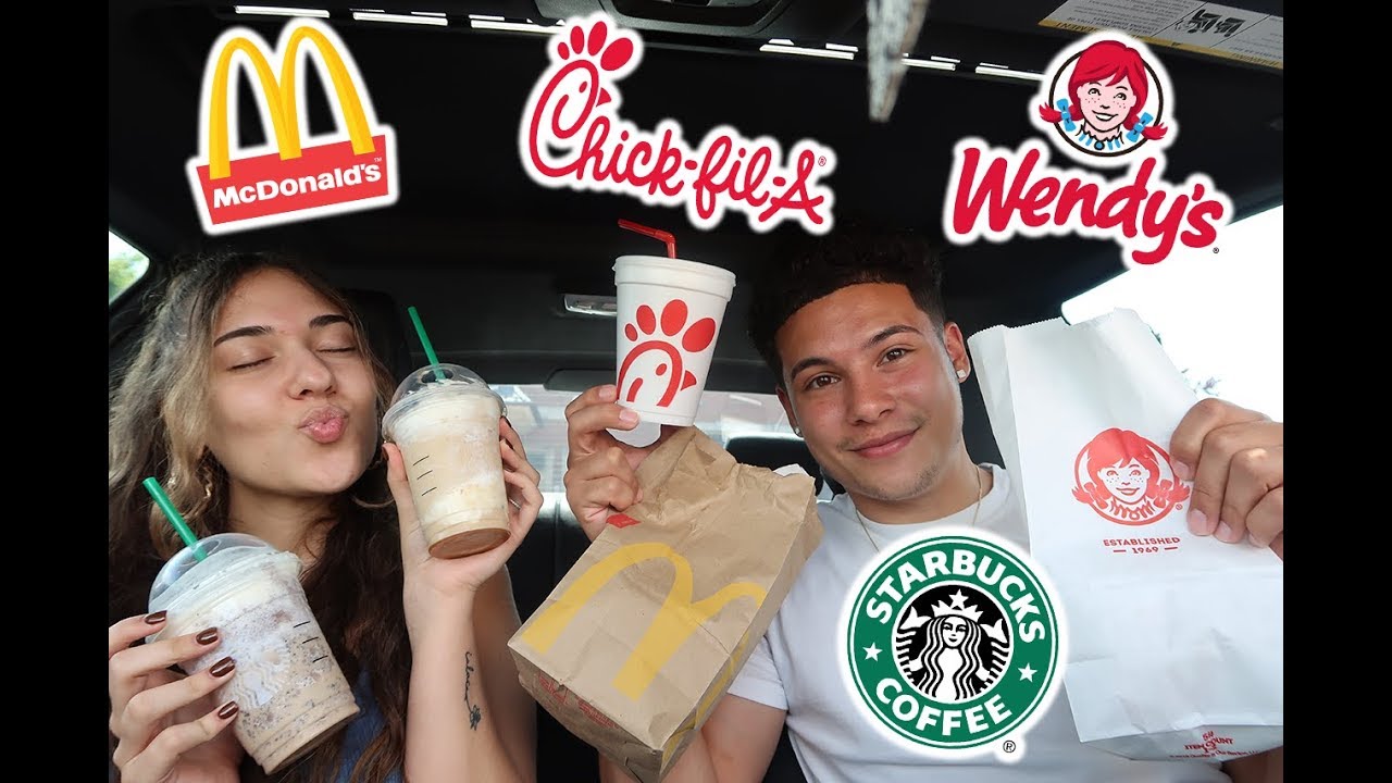 LETTING THE PERSON IN FRONT OF US DECIDE WHAT WE EAT !!!