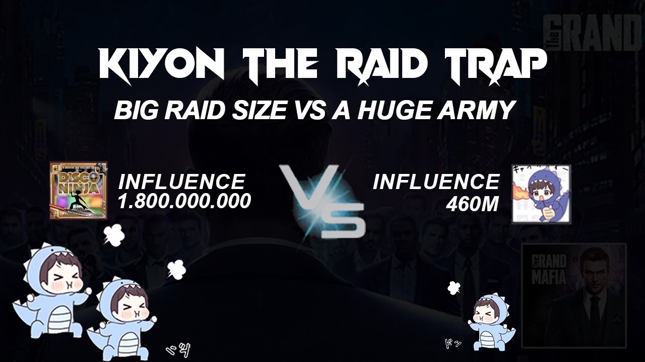 The Grand Mafia Gameplay - How to defense againts big player | raid trap #6  #tgmafia #thegrandmafia