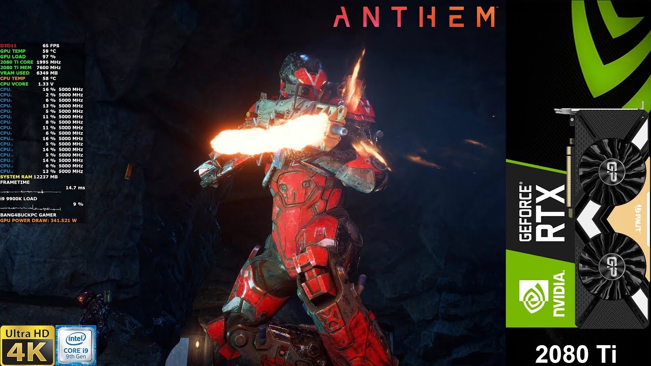Anthem 4K | RTX 2080 Ti | i9 9900K 5GHz