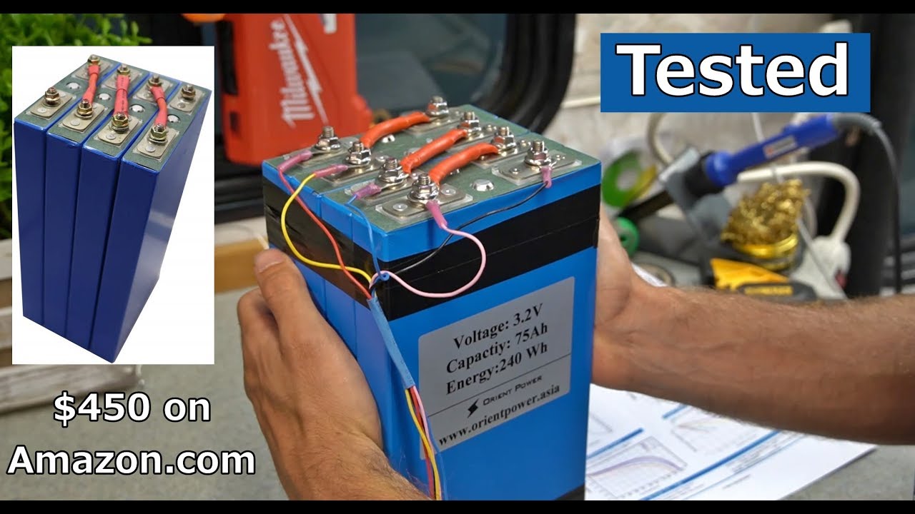 Akumulator LiFePO4 &bdquo;Orient Power&rdquo; 450 USD 75 Ah z Amazon.com &ndash; testy i dyskusje &ndash;