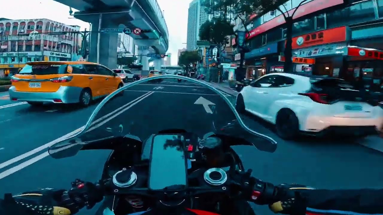 BMW S1000RR M | Pure Exhaust Sound | Akrapovič | TAIWAN | ASMR | 4K