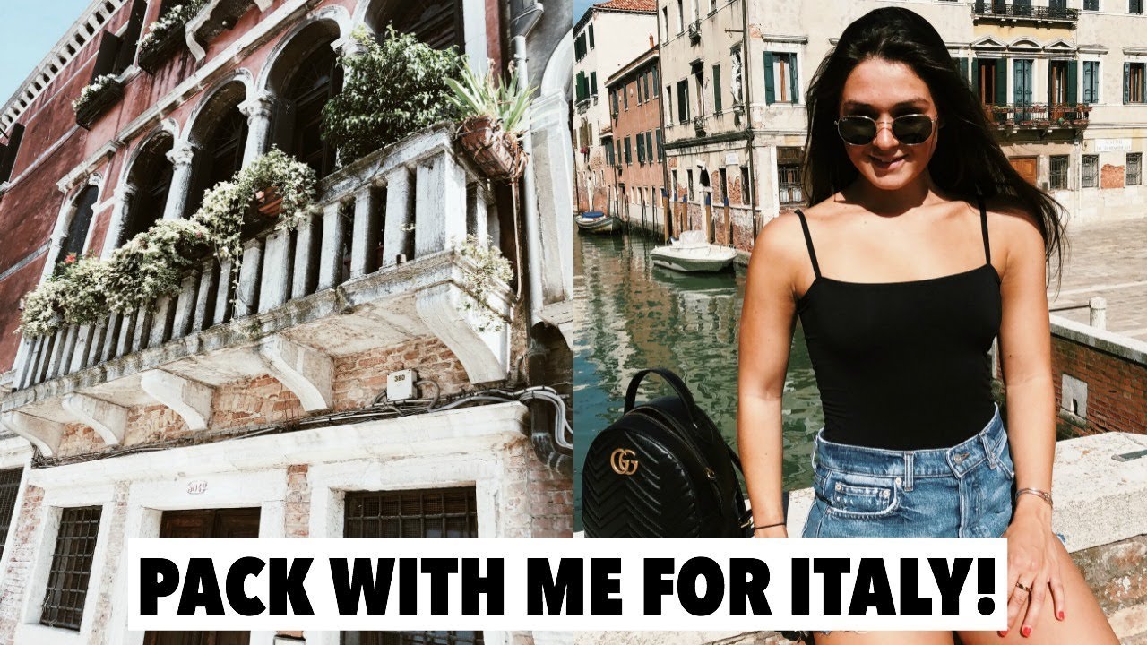PACK WITH ME FOR ITALY | Venice, Florence & Rome