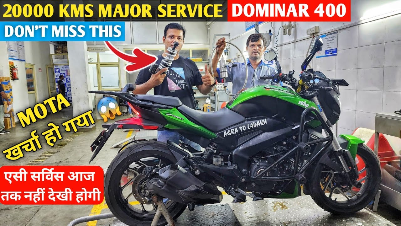 20000 Kms Major Service Dominar 400 | Dominar 400 BS6 2023 Service Cost