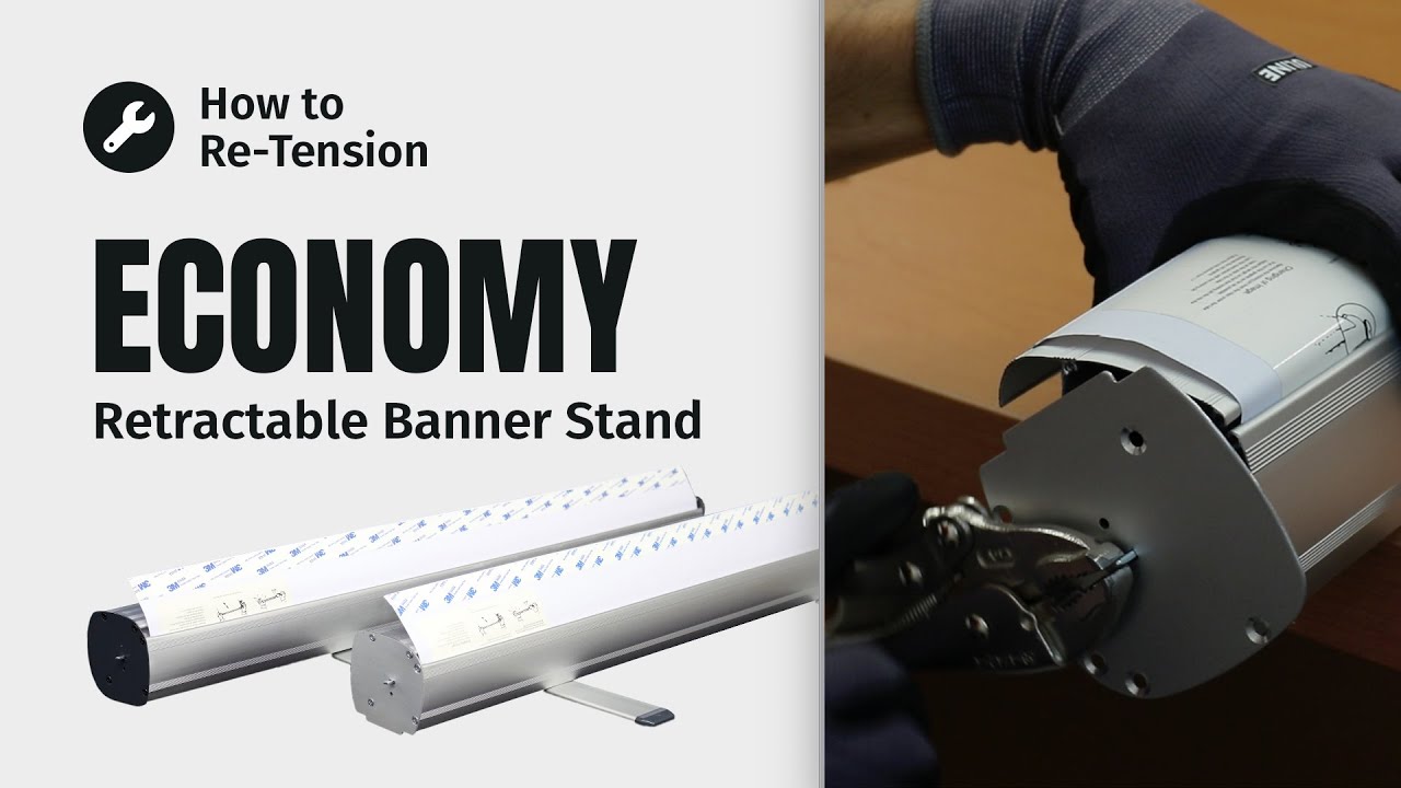 How To: Re-Tension an Economy Retractable Banner Stand