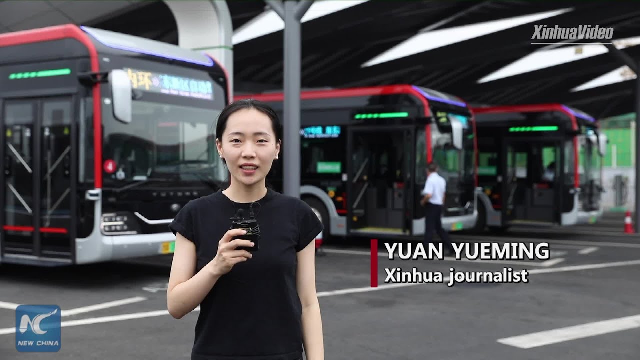 5G autopilot buses on trial run in Zhengzhou, China