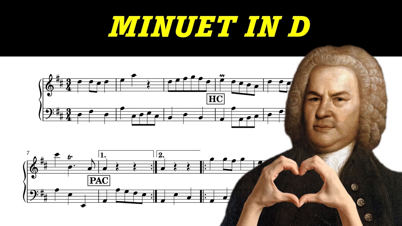 A very gay Minuet definitely not by Bach