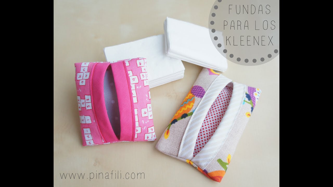 Pinafili: Tutorial para hacer Funda para guardar los kleenex o pañuelos de papel