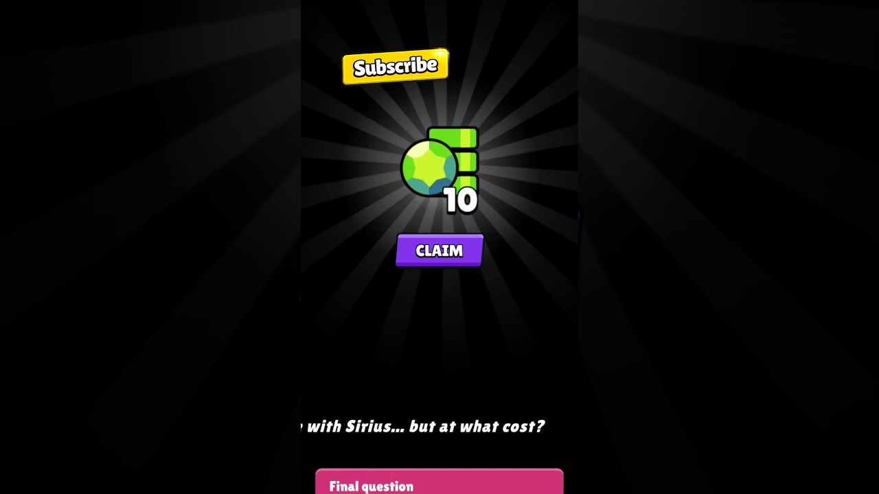 Free Gems With Sirius!