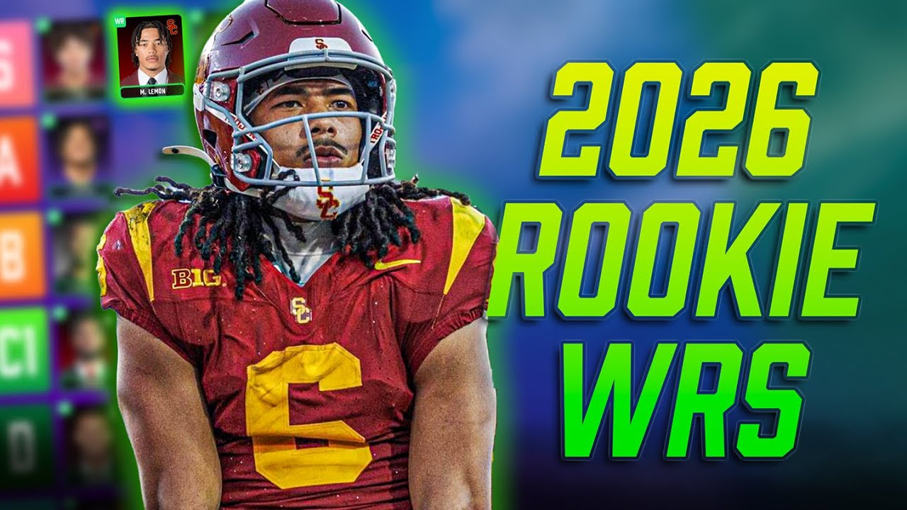 2026 Dynasty Rookie WR Rankings & Tiers (SPICY Class)