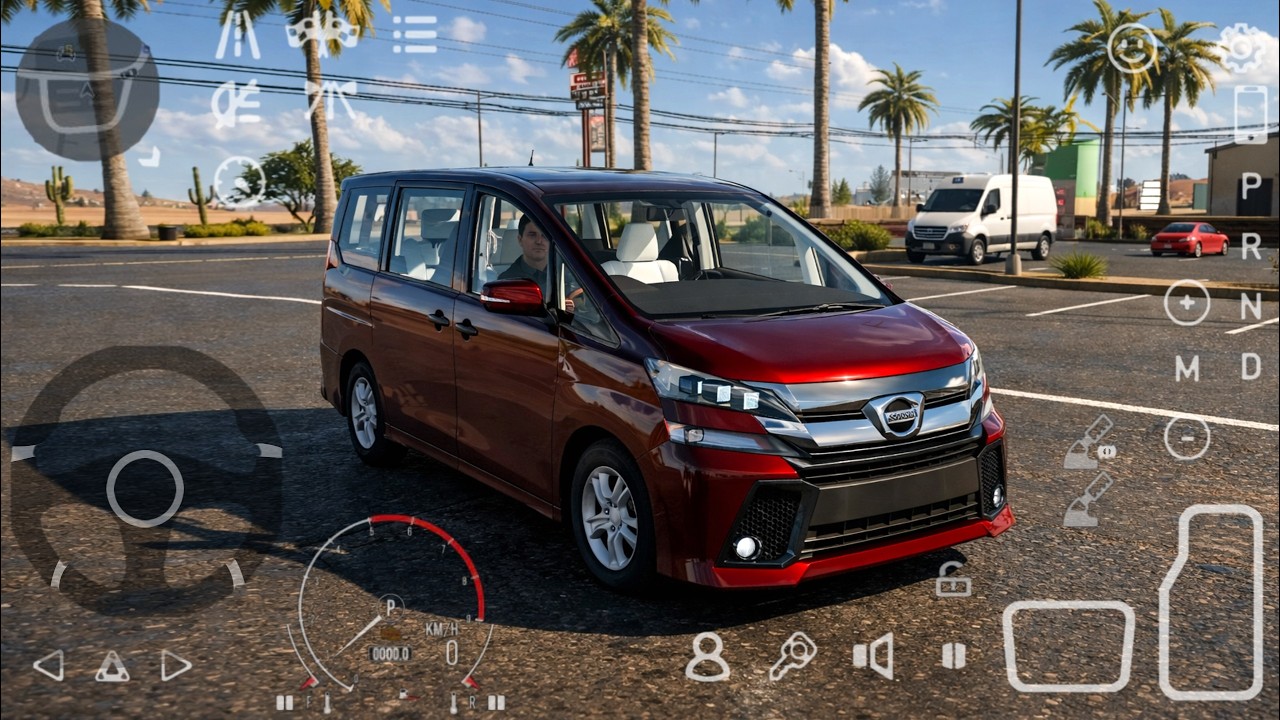 Realistic Car Parking Multiplayer 2 | Nissan Serena Test Drive